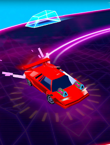 Full version of Android apk app Neon drift: Retro arcade combat race for tablet and phone.