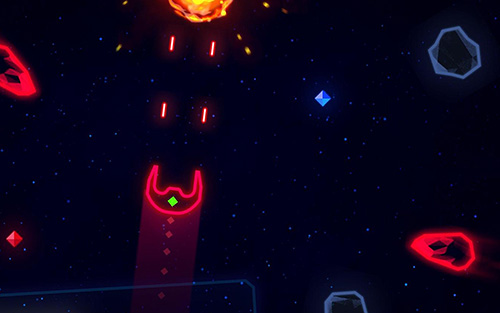 Full version of Android apk app Neon spaceships for tablet and phone.