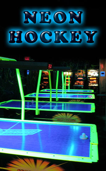 Download Neon hockey Android free game.