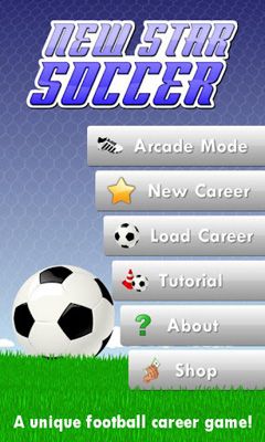 Full version of Android Strategy game apk New Star Soccer for tablet and phone.
