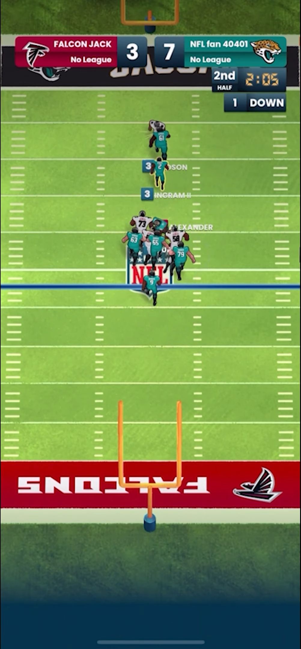 Full version of Android apk app NFL Clash for tablet and phone.