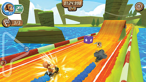 Full version of Android apk app Nitro chimp grand prix for tablet and phone.