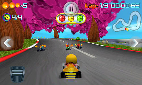 Full version of Android apk app Pac-Man: Kart rally for tablet and phone.
