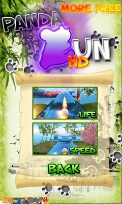 Full version of Android Arcade game apk Panda Run HD for tablet and phone.