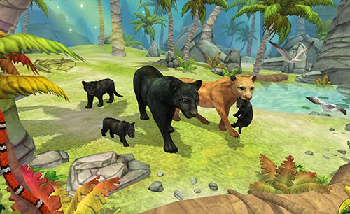 Full version of Android apk app Panther family sim for tablet and phone.