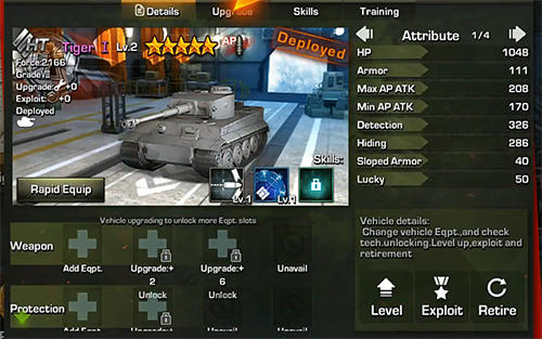 Full version of Android apk app Panzer force: Battle of fury for tablet and phone.
