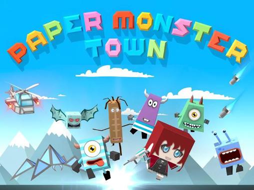 Download Paper monster town Android free game.