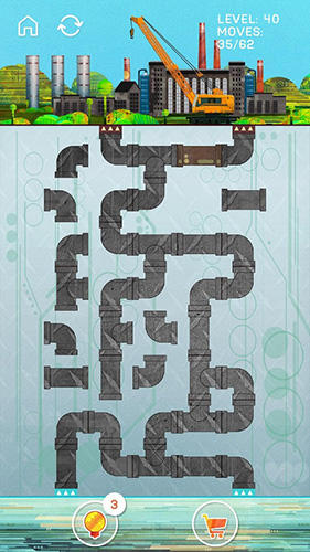 Full version of Android apk app Pipes game: Free puzzle for adults and kids for tablet and phone.