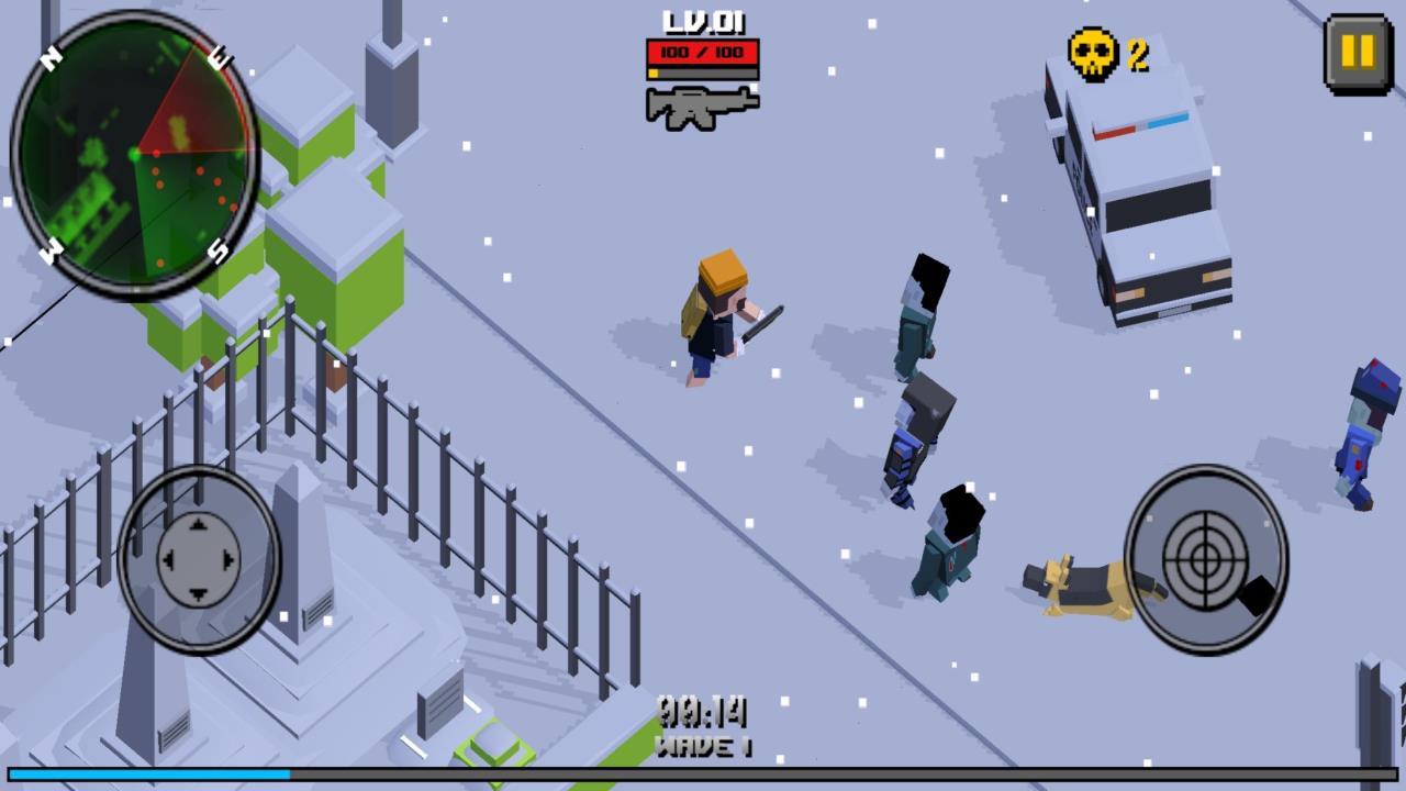 Full version of Android apk app Pixel Zombie Frontier for tablet and phone.