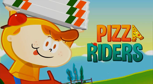 Download Pizza riders Android free game.