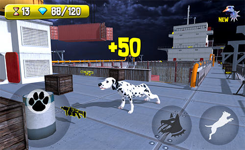 Full version of Android apk app Police dog criminal hunt 3D for tablet and phone.