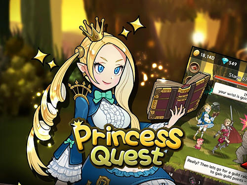 Full version of Android Anime game apk Princess quest for tablet and phone.