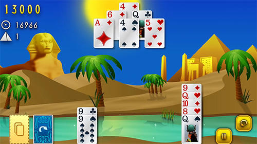 Full version of Android apk app Pyramid solitaire: Ancient Egypt for tablet and phone.
