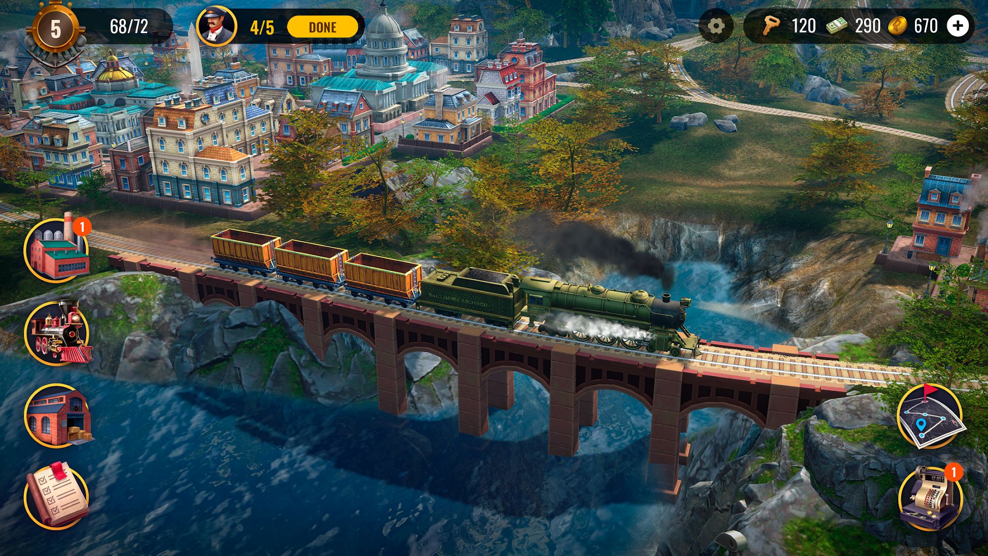 Full version of Android apk app Railroad Empire: Train Game for tablet and phone.