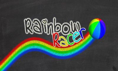 Download Rainbow Racer Android free game.