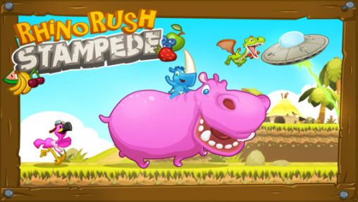 Download Rhino rush: Stampede Android free game.