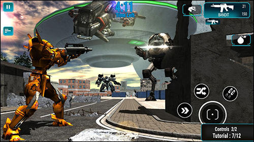 Full version of Android apk app Robot warrior battlefield 2018 for tablet and phone.