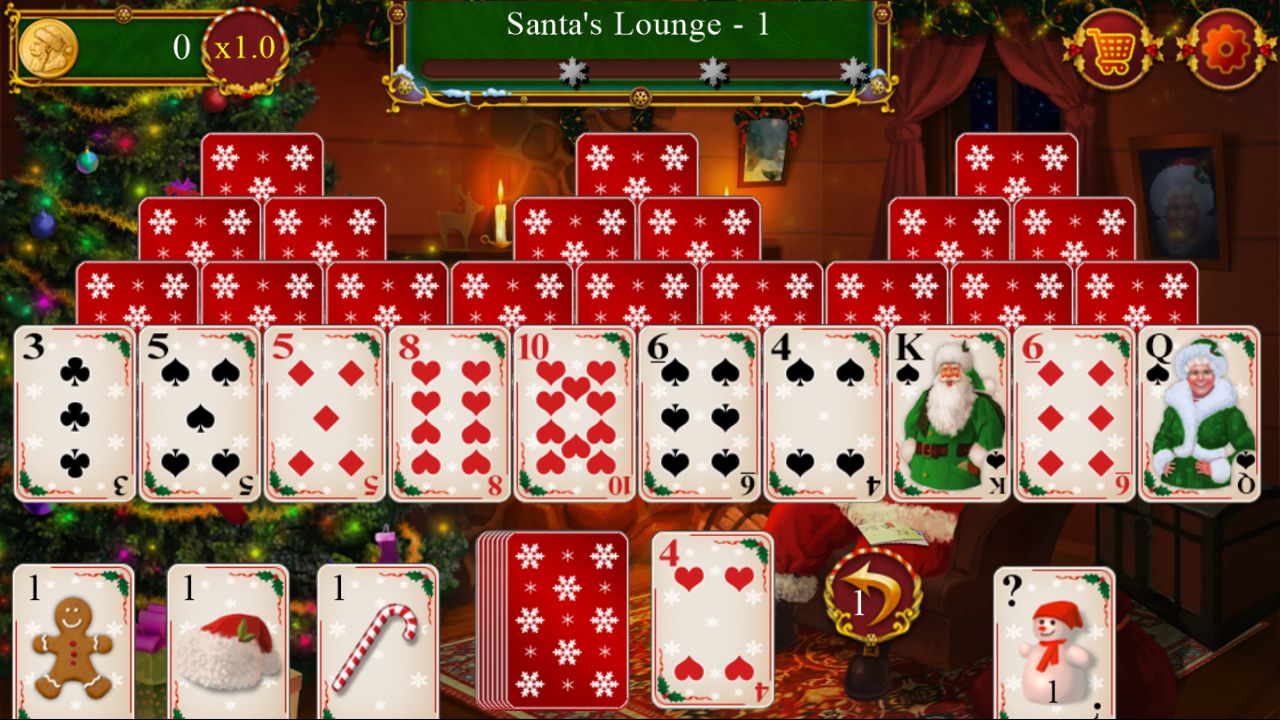 Full version of Android apk app Santa's Christmas Solitaire TriPeaks for tablet and phone.
