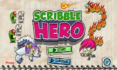 Full version of Android Shooter game apk Scribble hero for tablet and phone.
