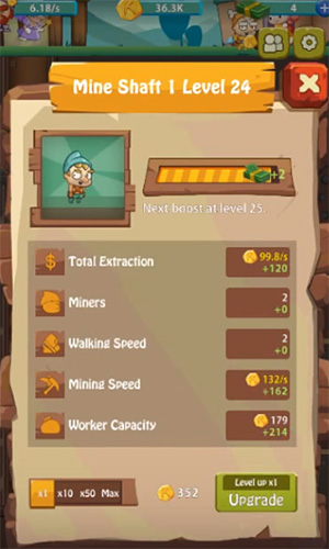 Full version of Android apk app Seven idle dwarfs: Miner tycoon for tablet and phone.