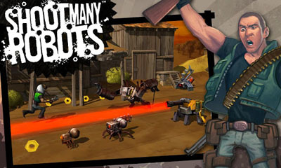 Download Shoot Many Robots Android free game.