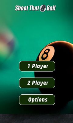 Full version of Android Board game apk Shoot That 8 Ball for tablet and phone.