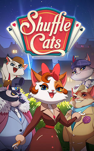 Full version of Android Cards game apk Shuffle cats for tablet and phone.