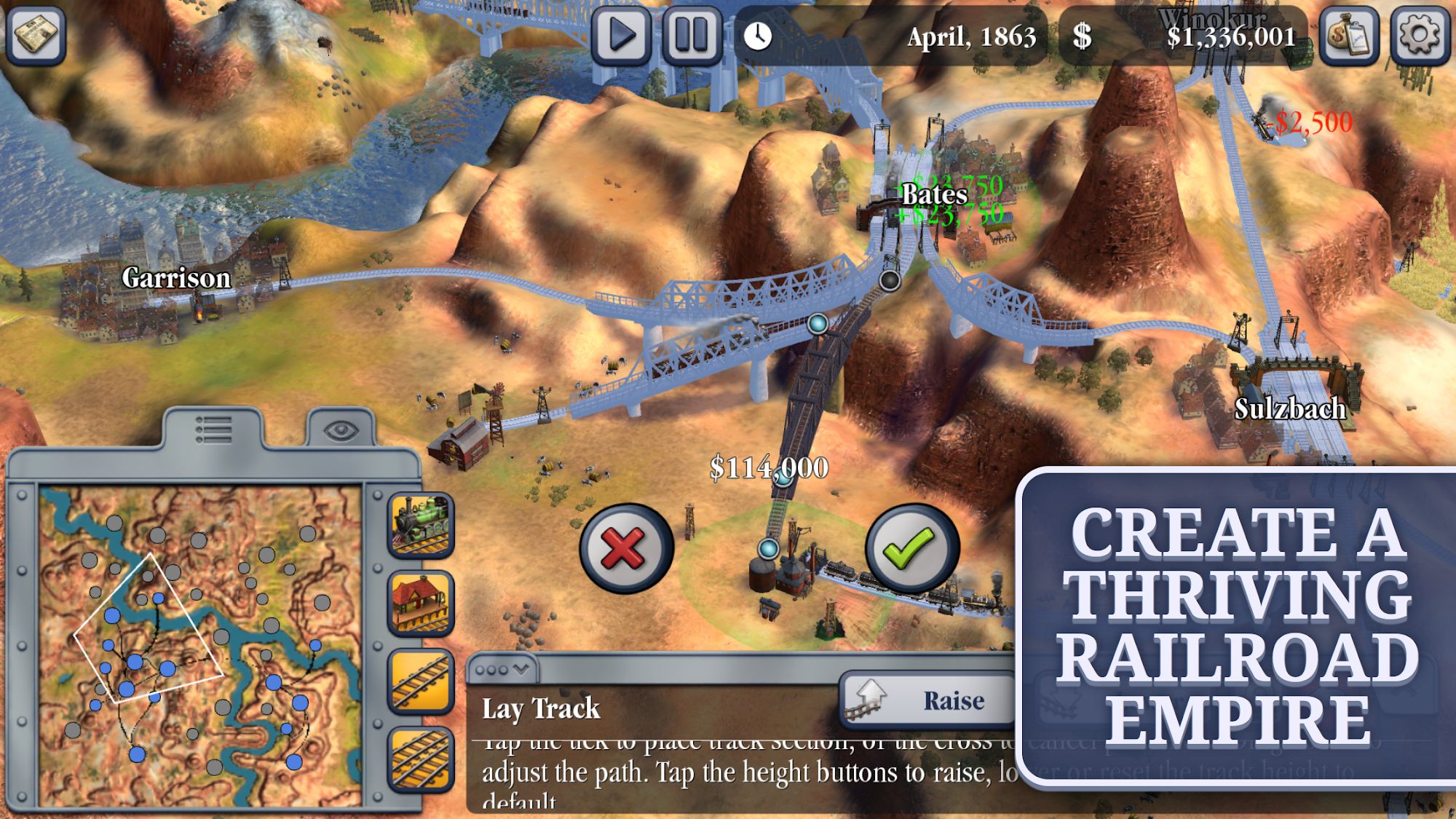 Full version of Android apk app Sid Meier's Railroads! for tablet and phone.