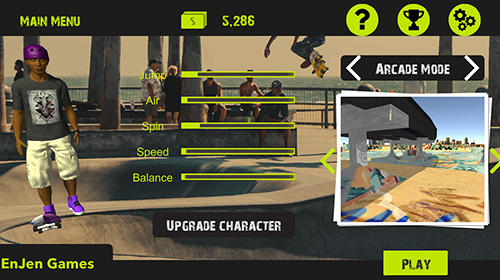 Full version of Android apk app Skateboard freestyle extreme 3D 2 for tablet and phone.