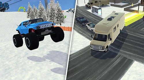 Full version of Android apk app Ski resort: Driving simulator for tablet and phone.