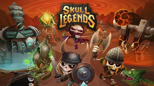 Full version of Android 4.0.3 apk Skull legends for tablet and phone.