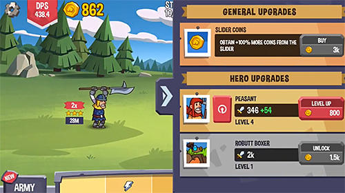 Full version of Android apk app Slider heroes: Idle adventure for tablet and phone.
