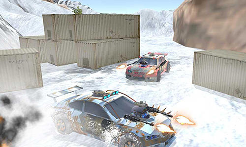 Full version of Android apk app Snow buggy car death race 3D for tablet and phone.