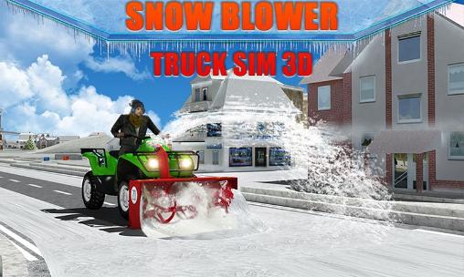 Download Snow blower: Truck sim 3D Android free game.