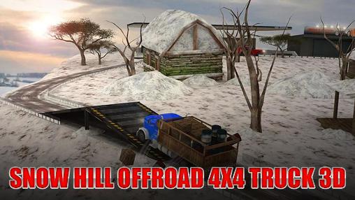 Download Snow hill offroad 4x4 truck 3D Android free game.
