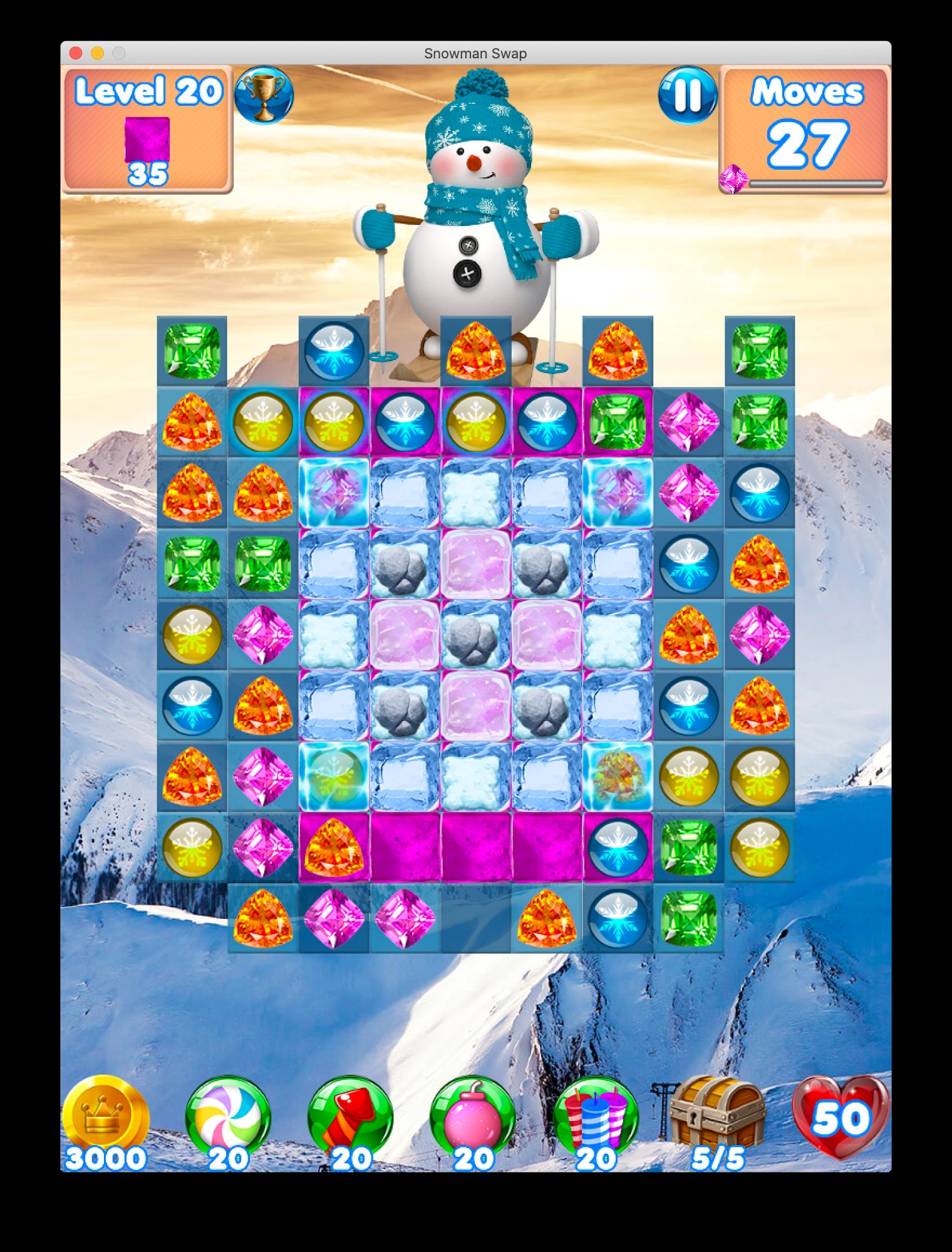 Full version of Android apk app Snowman Swap - match 3 games and Christmas Games for tablet and phone.