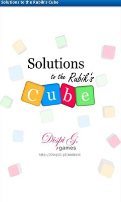 Full version of Android Logic game apk Solutions to the Rubik's Cube for tablet and phone.