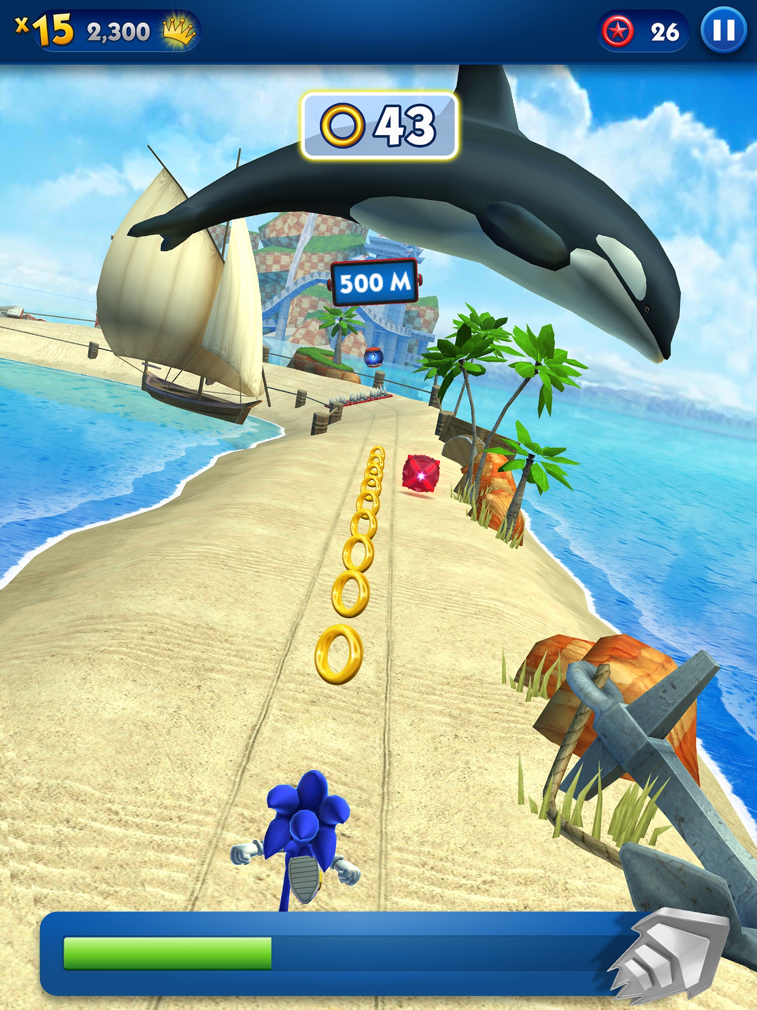 Full version of Android apk app Sonic Prime Dash for tablet and phone.