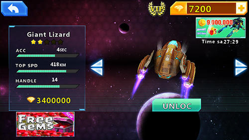 Full version of Android apk app Space racing force 3D for tablet and phone.