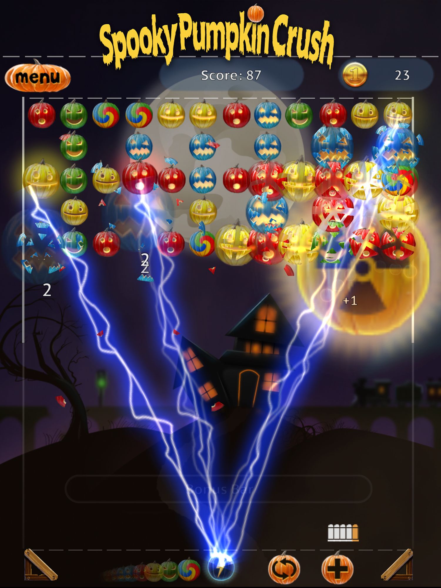 Full version of Android apk app Spooky House ® Pumpkin Crush for tablet and phone.