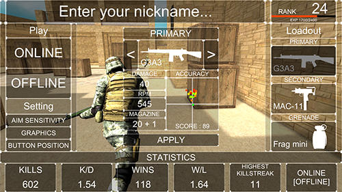 Full version of Android apk app Squad strike 3 for tablet and phone.