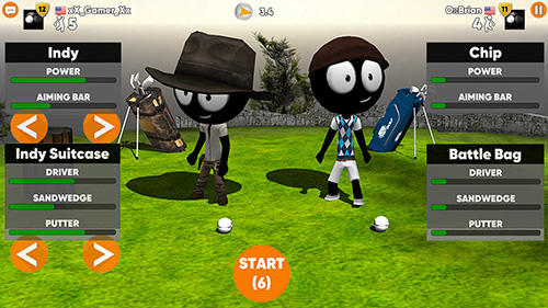 Full version of Android apk app Stickman cross golf battle for tablet and phone.