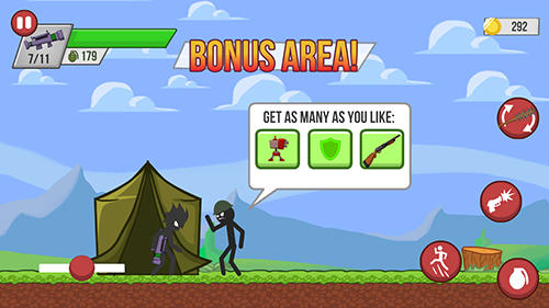 Full version of Android apk app Stickman zombie shooter: Epic stickman games for tablet and phone.