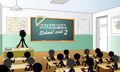 Full version of Android Stickman game apk Stickman: School evil 2 for tablet and phone.