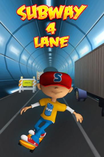 Download Subway 4 lane: Surfer Android free game.