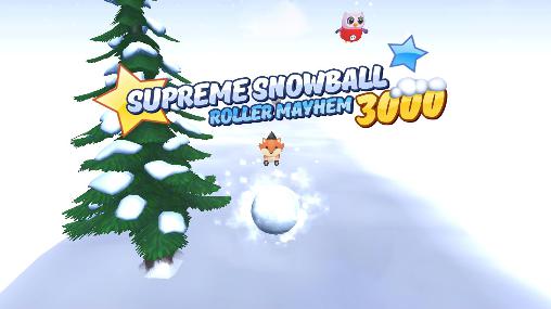Full version of Android Runner game apk Supreme snowball: Roller mayhem 3000 for tablet and phone.