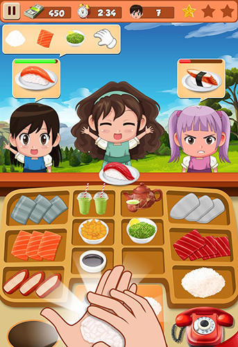 Full version of Android apk app Sushi restaurant craze: Japanese chef cooking game for tablet and phone.