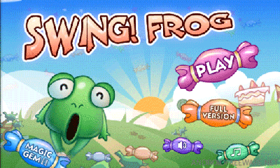 Full version of Android Arcade game apk Swing! Frog for tablet and phone.
