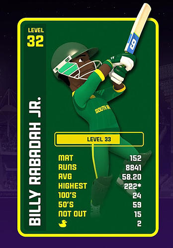 Full version of Android apk app T20 card cricket for tablet and phone.