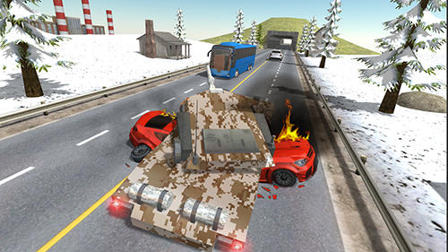 Full version of Android apk app Tank traffic racer for tablet and phone.